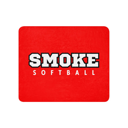 Sherpa Blanket | Smoke 14U Softball | Crest Logo