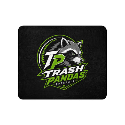 Sherpa Blanket | Trash Pandas Baseball Organization | Crest Logo