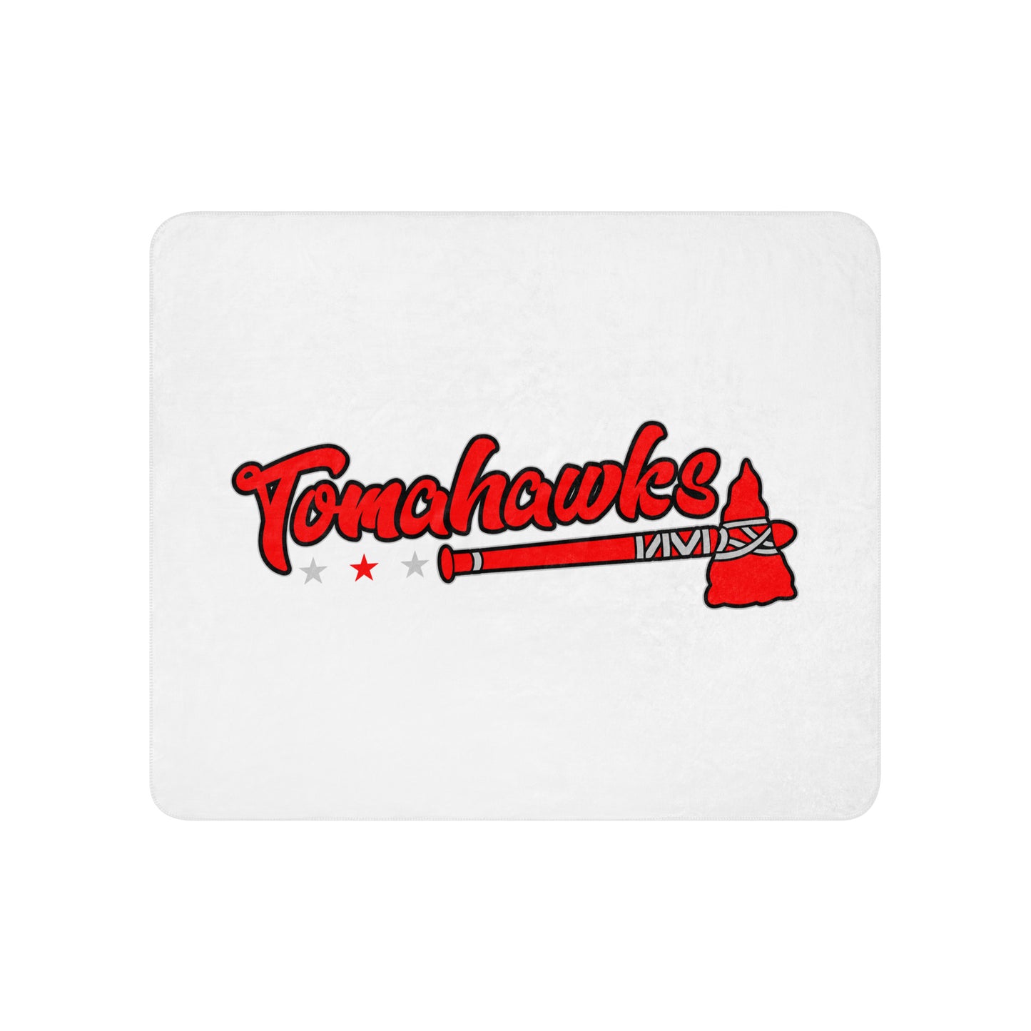 Sherpa Blanket | Tomahawks | Crest Logo