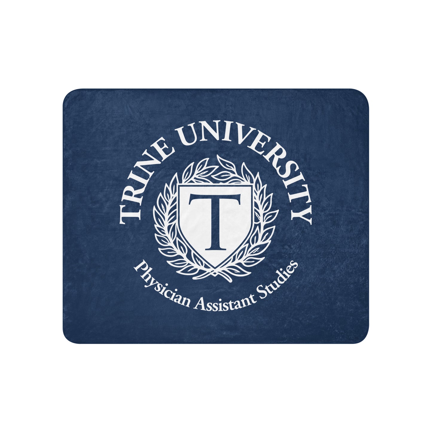 Sherpa Blanket | Trine PA program | Emblem Logo