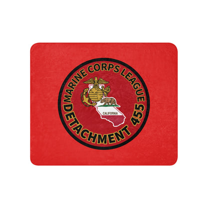 Sherpa Blanket | Marine Corps League kings County Det 455 | Badge Logo