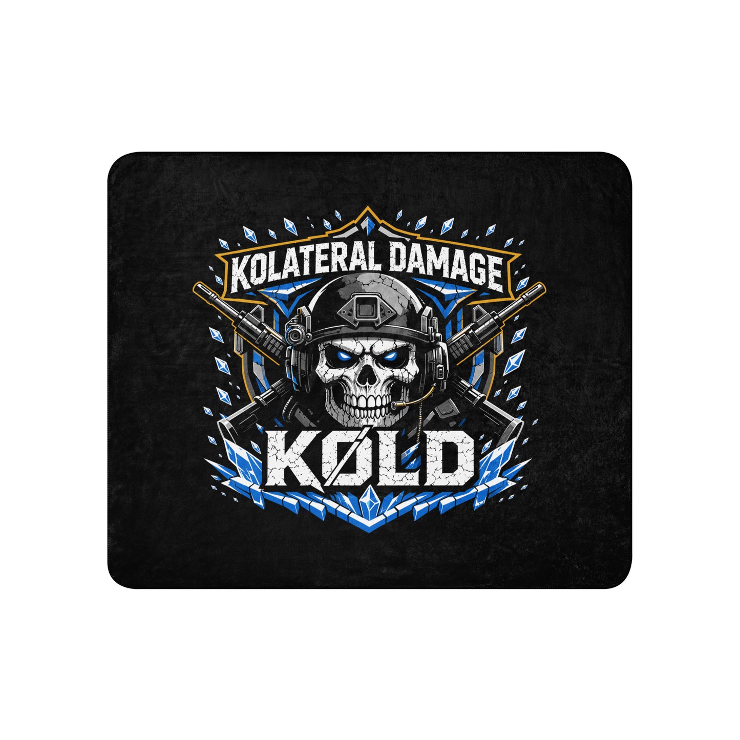 Sherpa Blanket | Kolateral Damage E-Sports | Emblem Logo