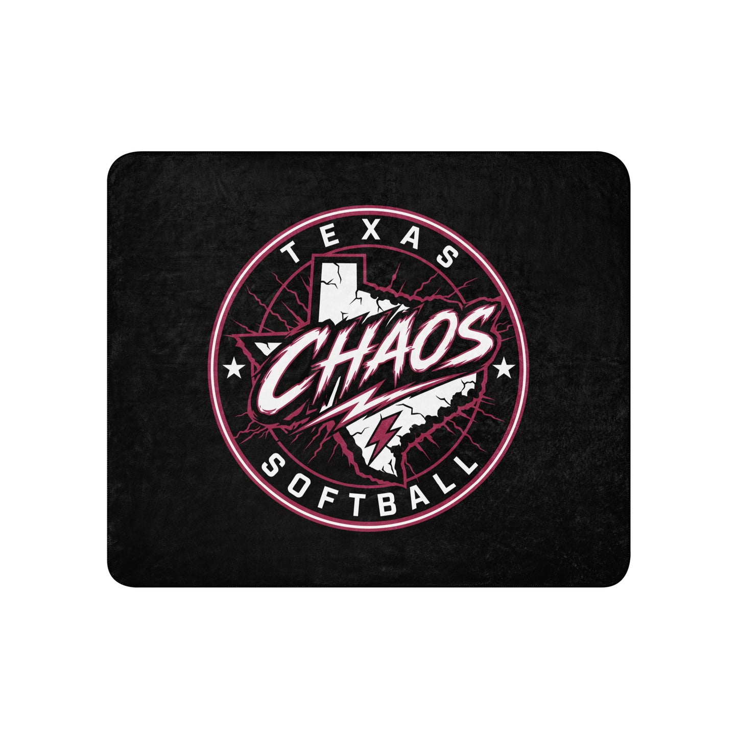 Sherpa Blanket | Texas Chaos | Badge Logo