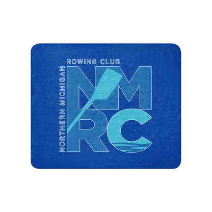 Sherpa Blanket | Northern Michigan Rowing | Modern Script Logo