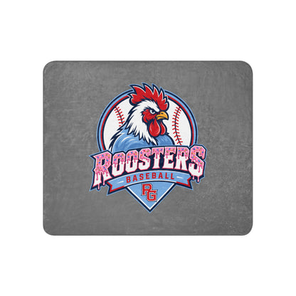 Sherpa Blanket | Rooster Nation | Emblem Logo