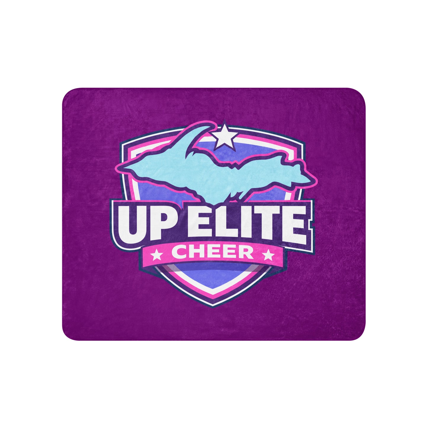 Sherpa Blanket | UP Elite Cheer | Shield Logo