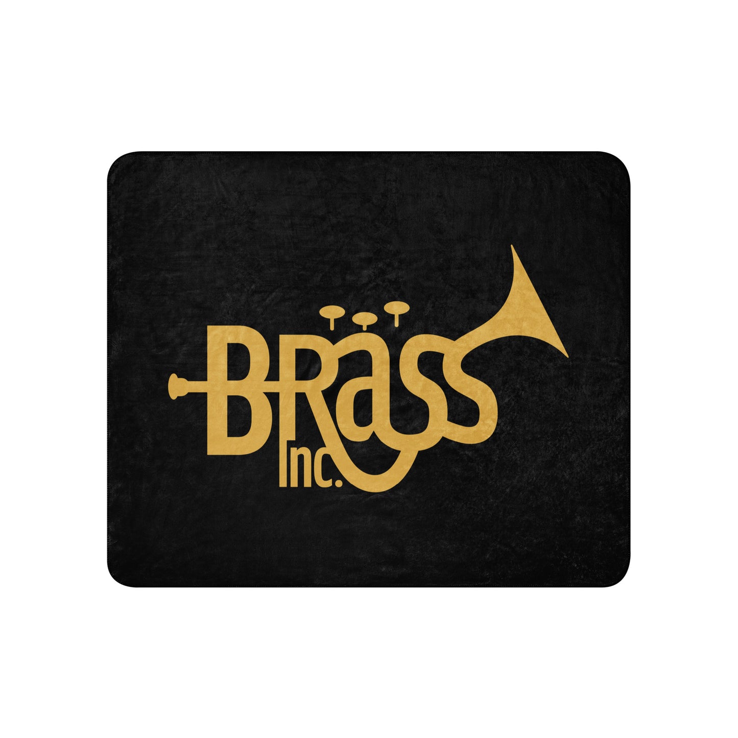 Sherpa Blanket | Brass Inc. | Emblem Logo