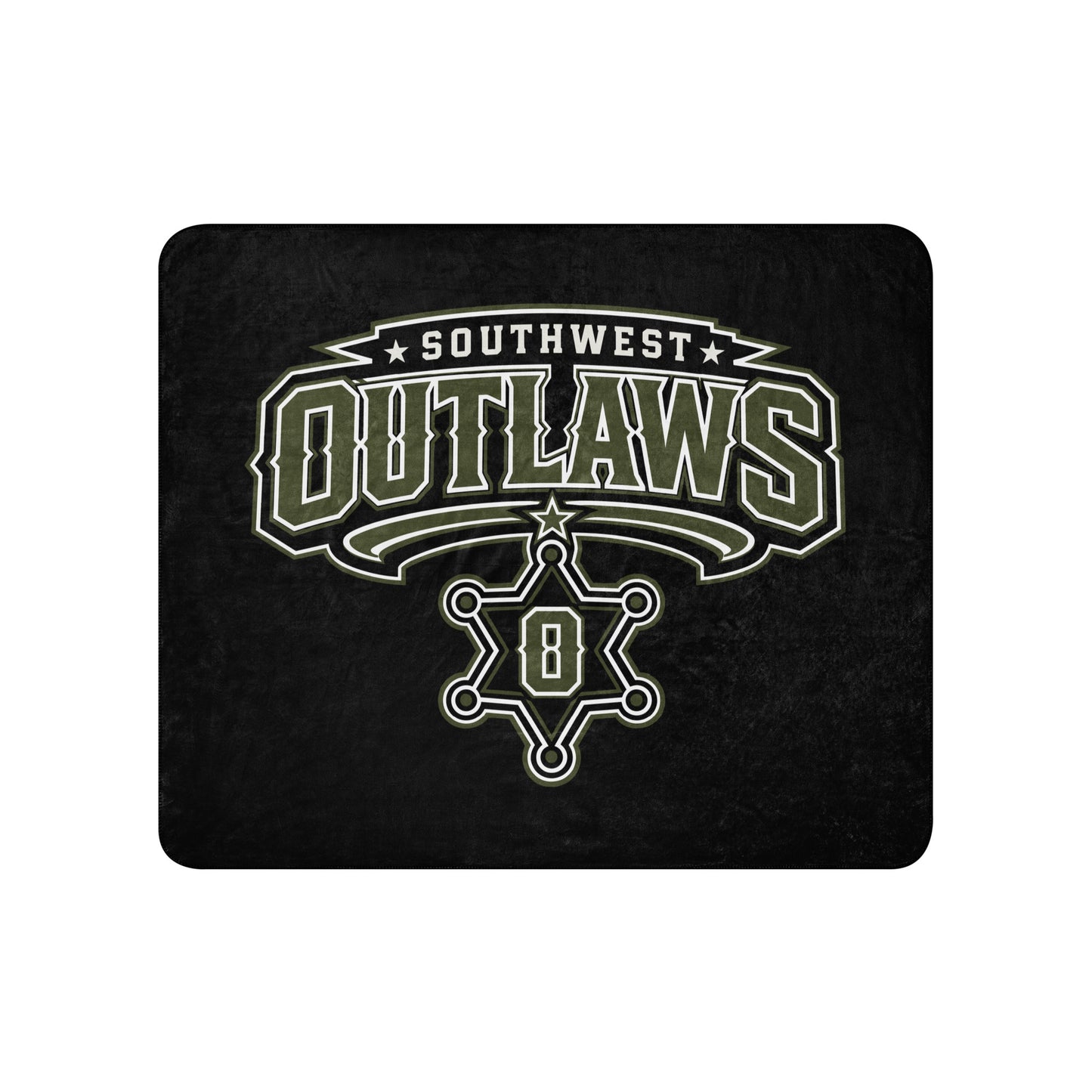Sherpa Blanket | Southwest Outlaws | Frontier Athletics Logo