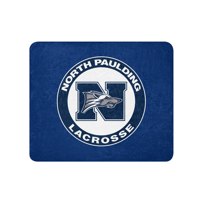 Sherpa Blanket | North Paulding Lacrosse | Badge Logo