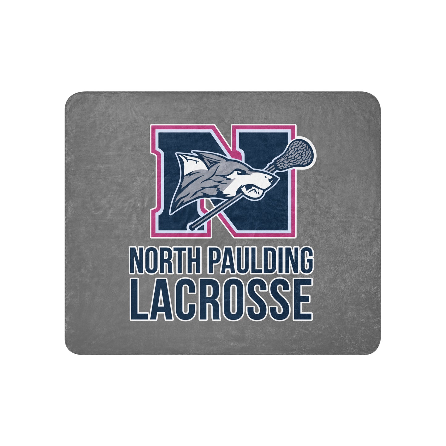 Sherpa Blanket | North Paulding Lacrosse | Vanguard Logo