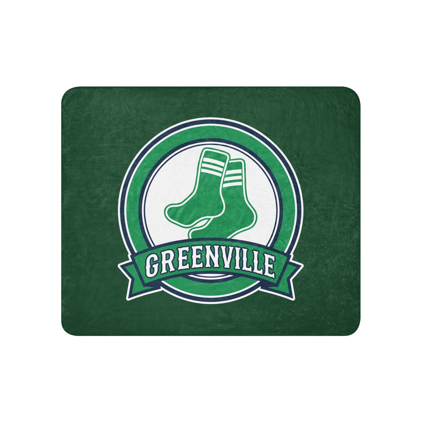 Sherpa Blanket | Greenville Sox | Badge Logo