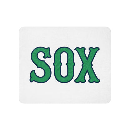 Sherpa Blanket | Greenville Sox | Emblem Logo
