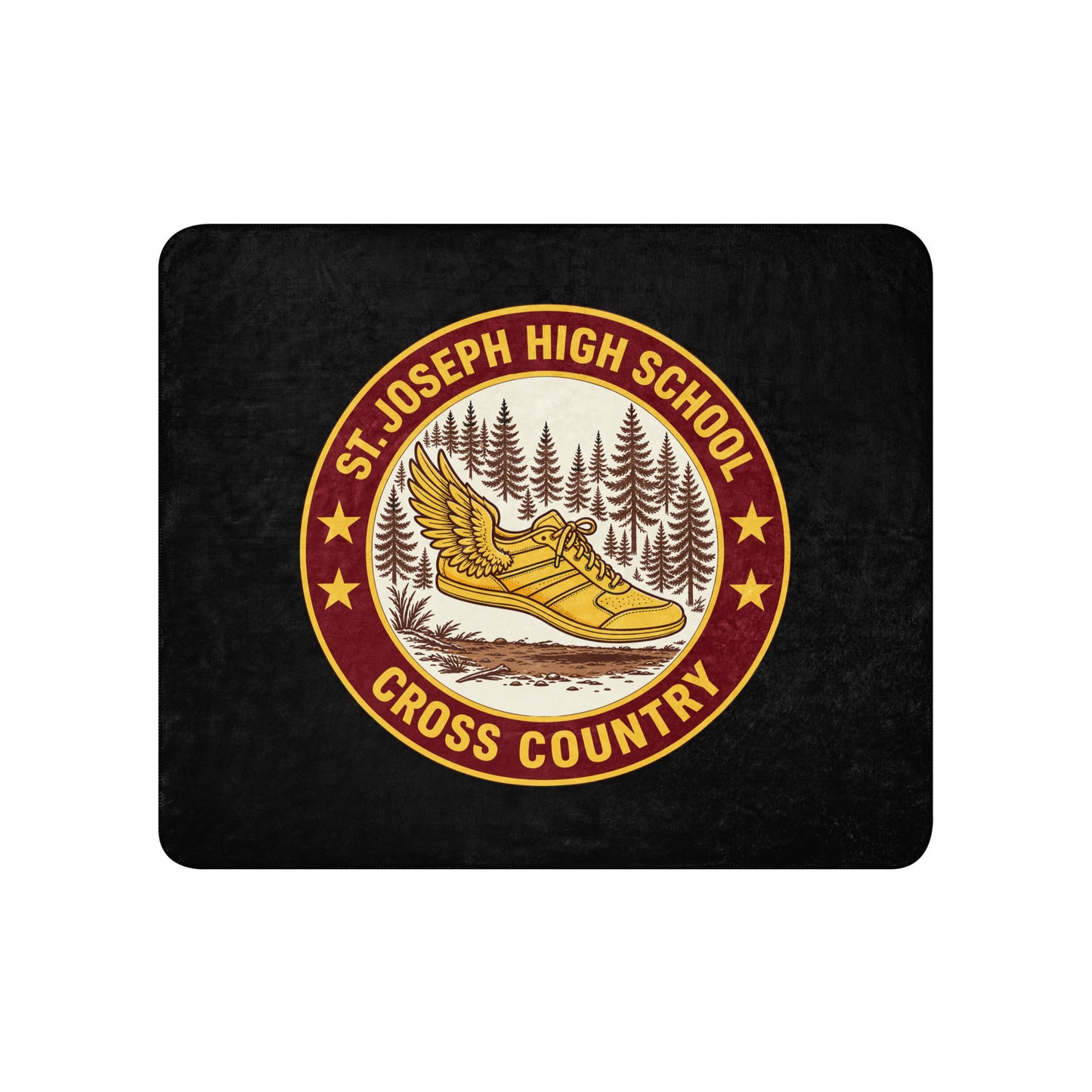 Sherpa Blanket | St. Joseph High School - Cross Country | Badge Logo