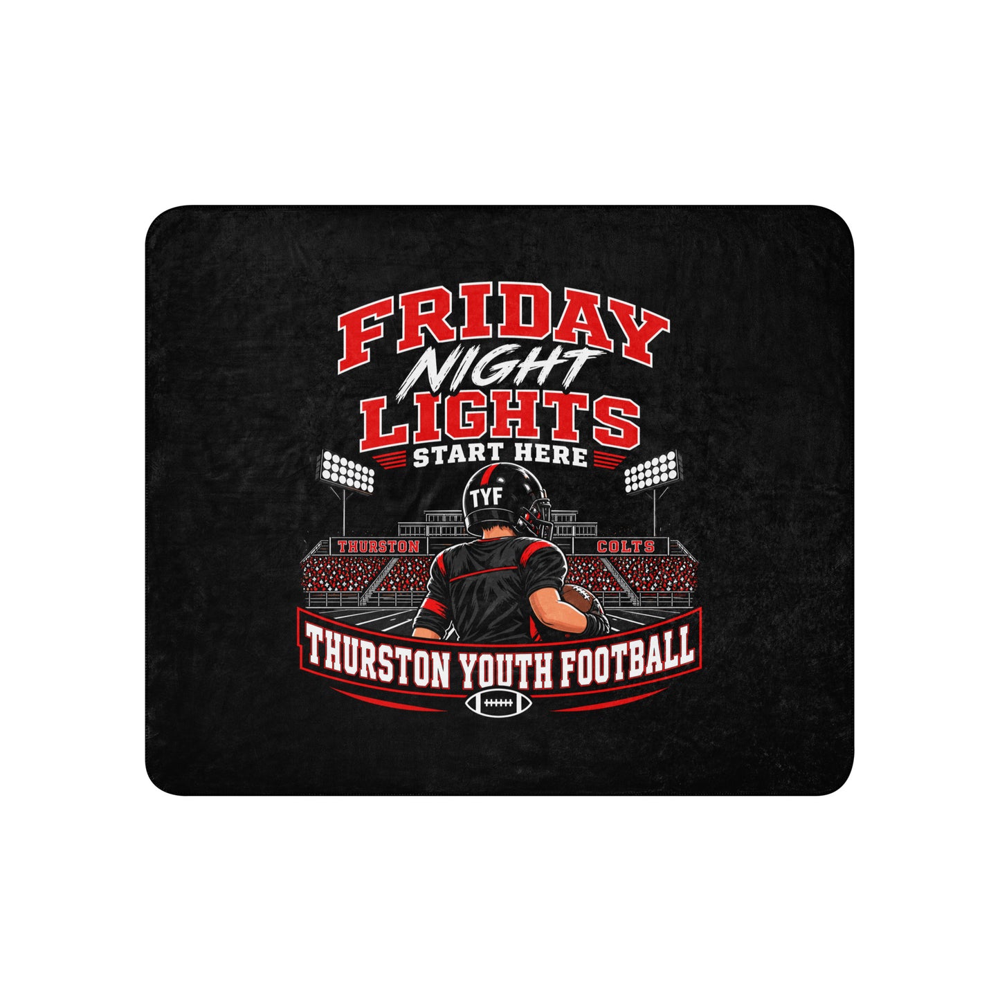 Sherpa Blanket | Thurston Youth Football | Vanguard Logo