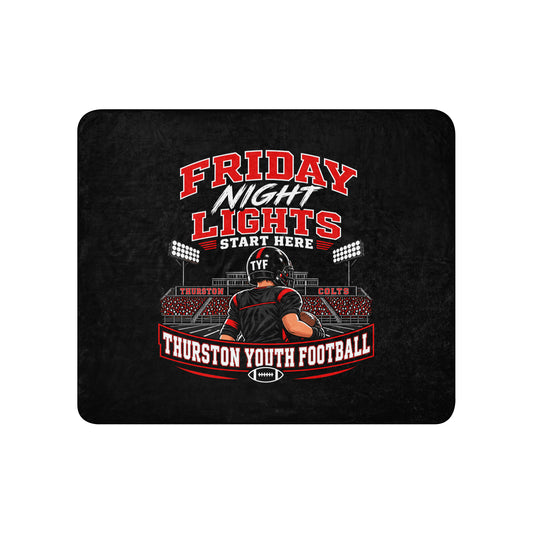 Sherpa Blanket | Thurston Youth Football | Vanguard Logo