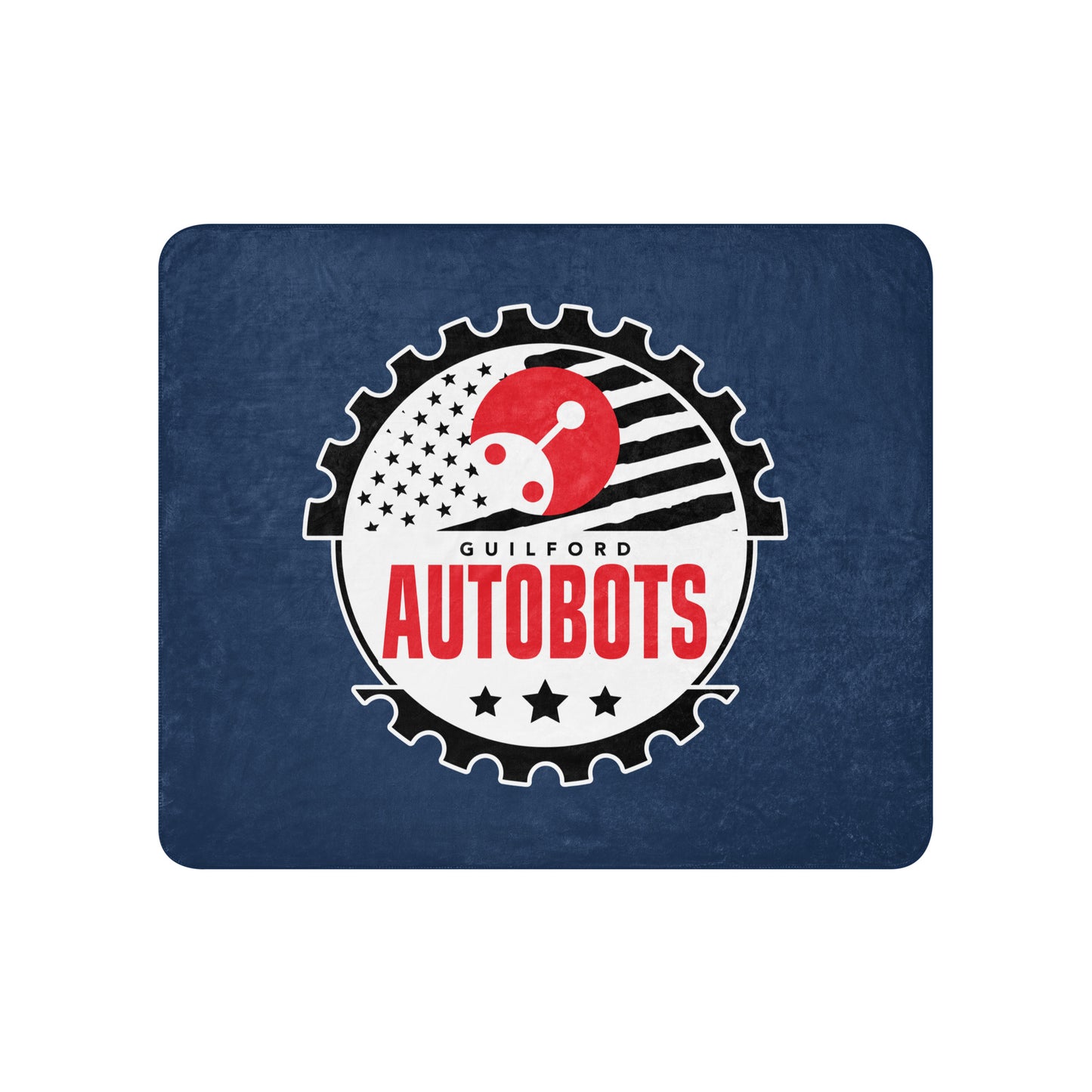 Sherpa Blanket | Guilford Autobots | Emblem Logo