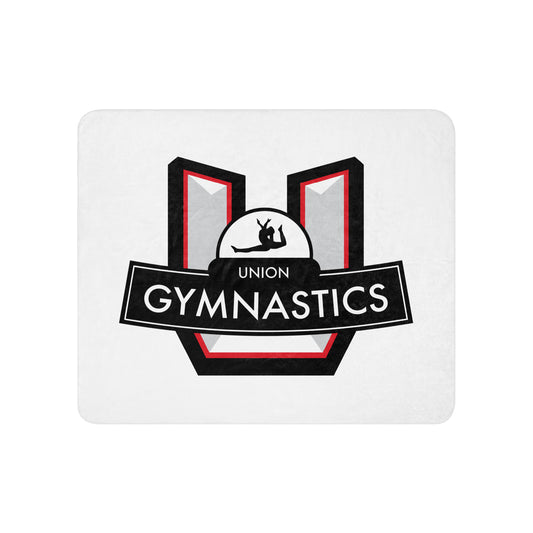Sherpa Blanket | Union Gymnastics | Crest Logo