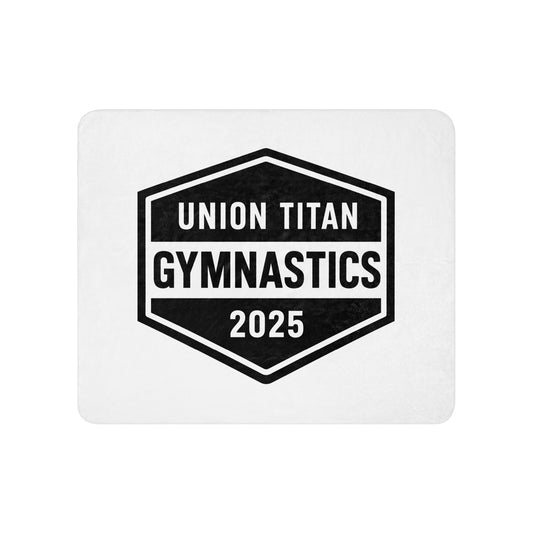 Sherpa Blanket | Union Gymnastics | Vanguard Logo