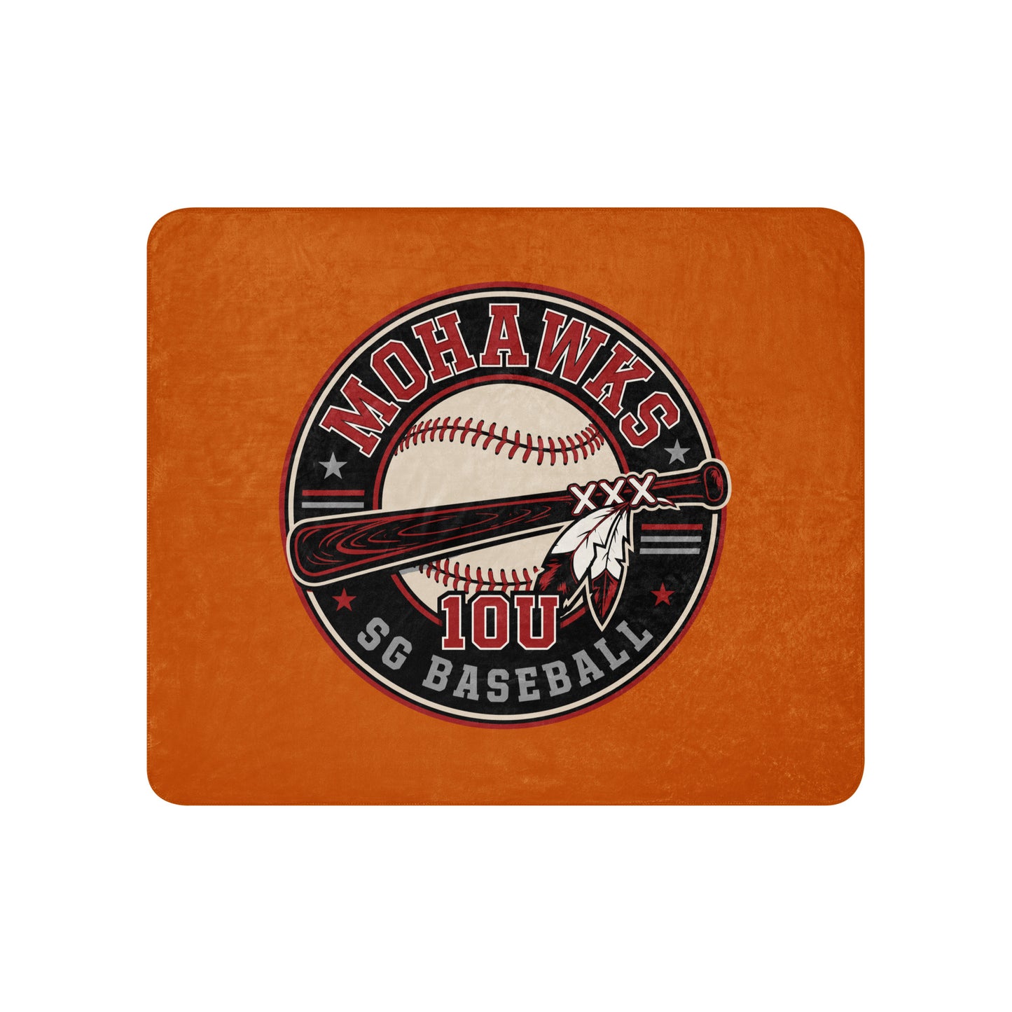 Sherpa Blanket | Mohawks | Athletics Logo