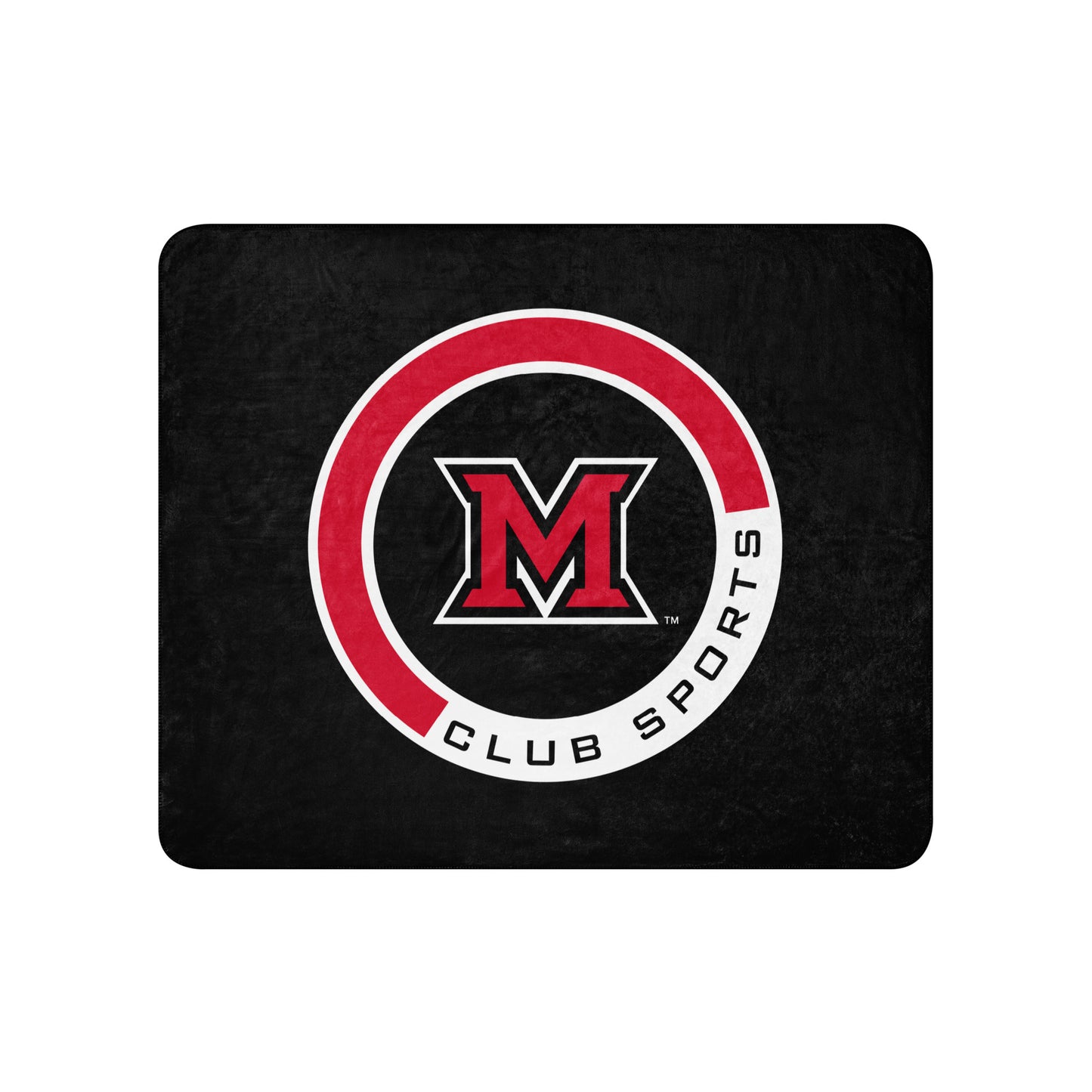 Sherpa Blanket | Miami Women's Hockey | Badge Logo