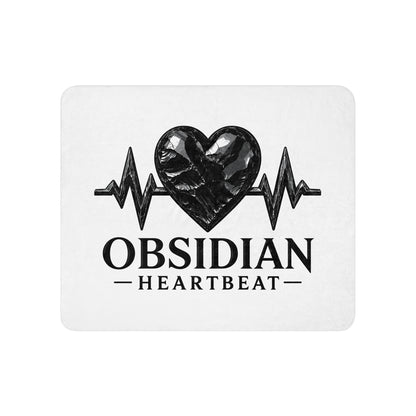 Sherpa Blanket | Obsidian Heartbeat | Pulse Athletics Logo