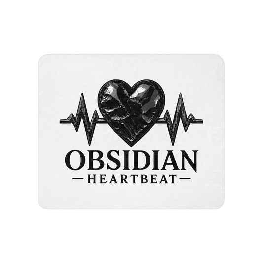Sherpa Blanket | Obsidian Heartbeat | Pulse Athletics Logo