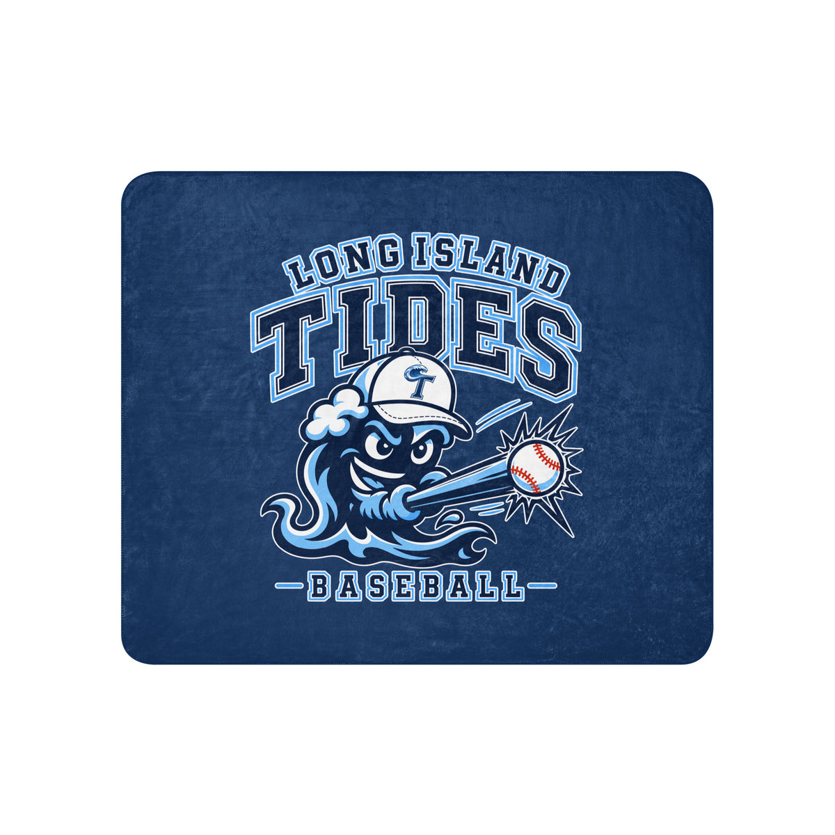 Sherpa Blanket | Long Island Tides Baseball | Valor Logo