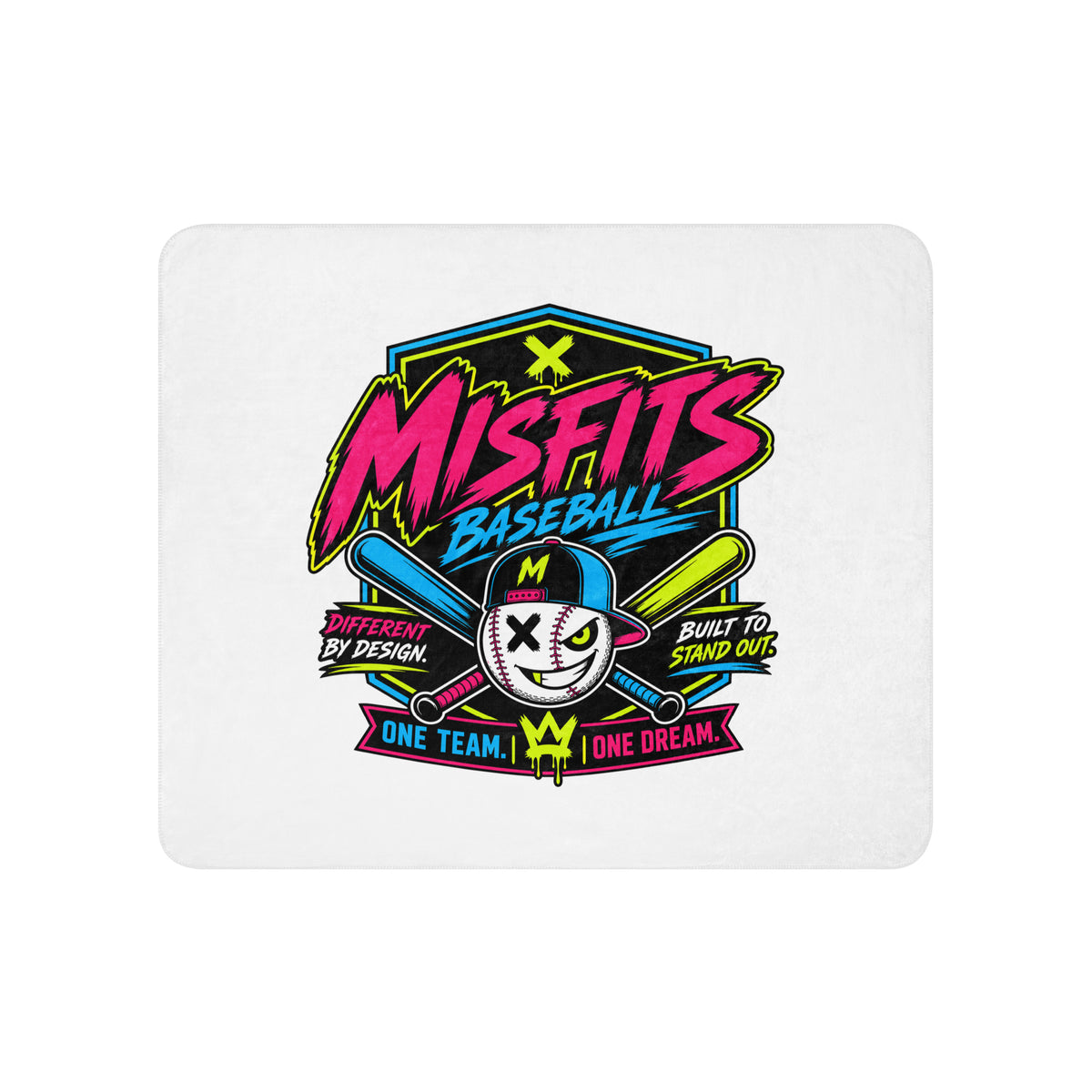 Sherpa Blanket | Misfits Baseball | Valor Logo