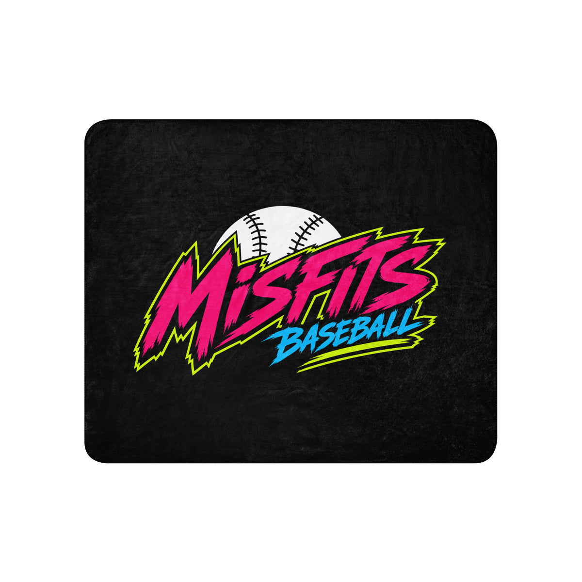 Sherpa Blanket | Misfits Baseball | Athletics Logo