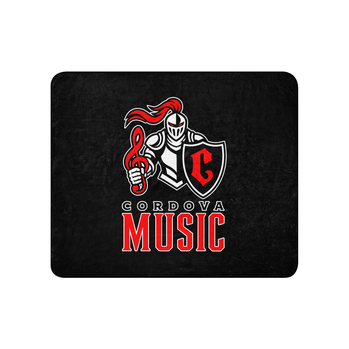 Sherpa Blanket | Cordova High Music | Vanguard Logo