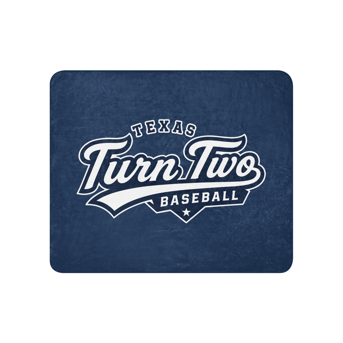 Sherpa Blanket | Texas Turn Two Baseball | Athletics Logo