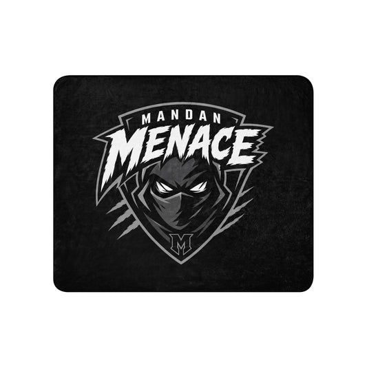 Sherpa Blanket | Mandan Menace | Shield Logo