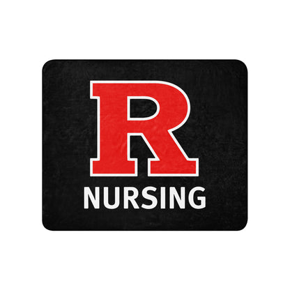 Sherpa Blanket | Grand View University Nursing | Lettemark Logo