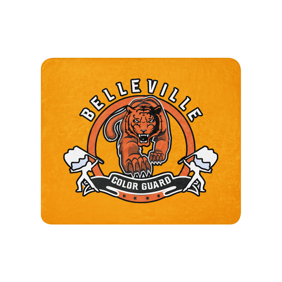 Sherpa Blanket | Belleville Community Guard Programs | Vanguard Logo