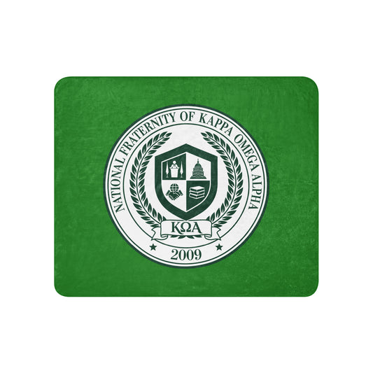 Sherpa Blanket | Kappa Omega Alpha | Badge Logo