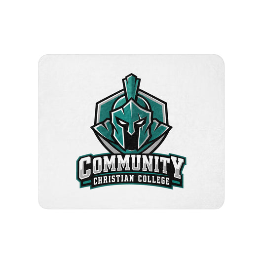 Sherpa Blanket | Community Christian College | Vanguard Athletic Logo