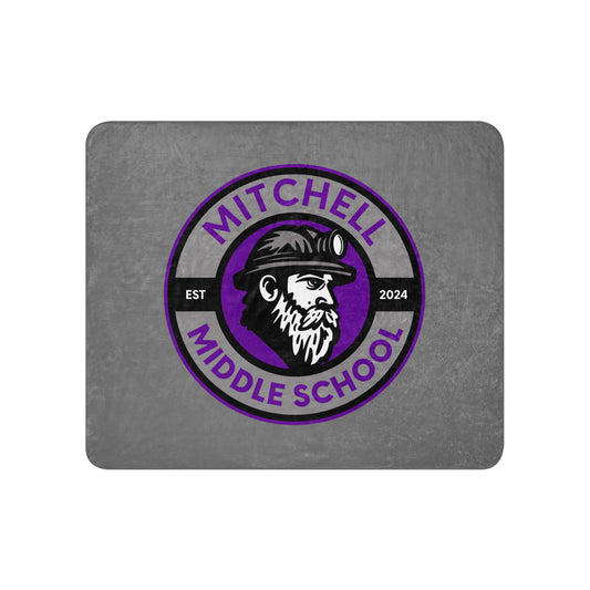 Sherpa Blanket | Mitchell Middle School Softball | Badge Logo