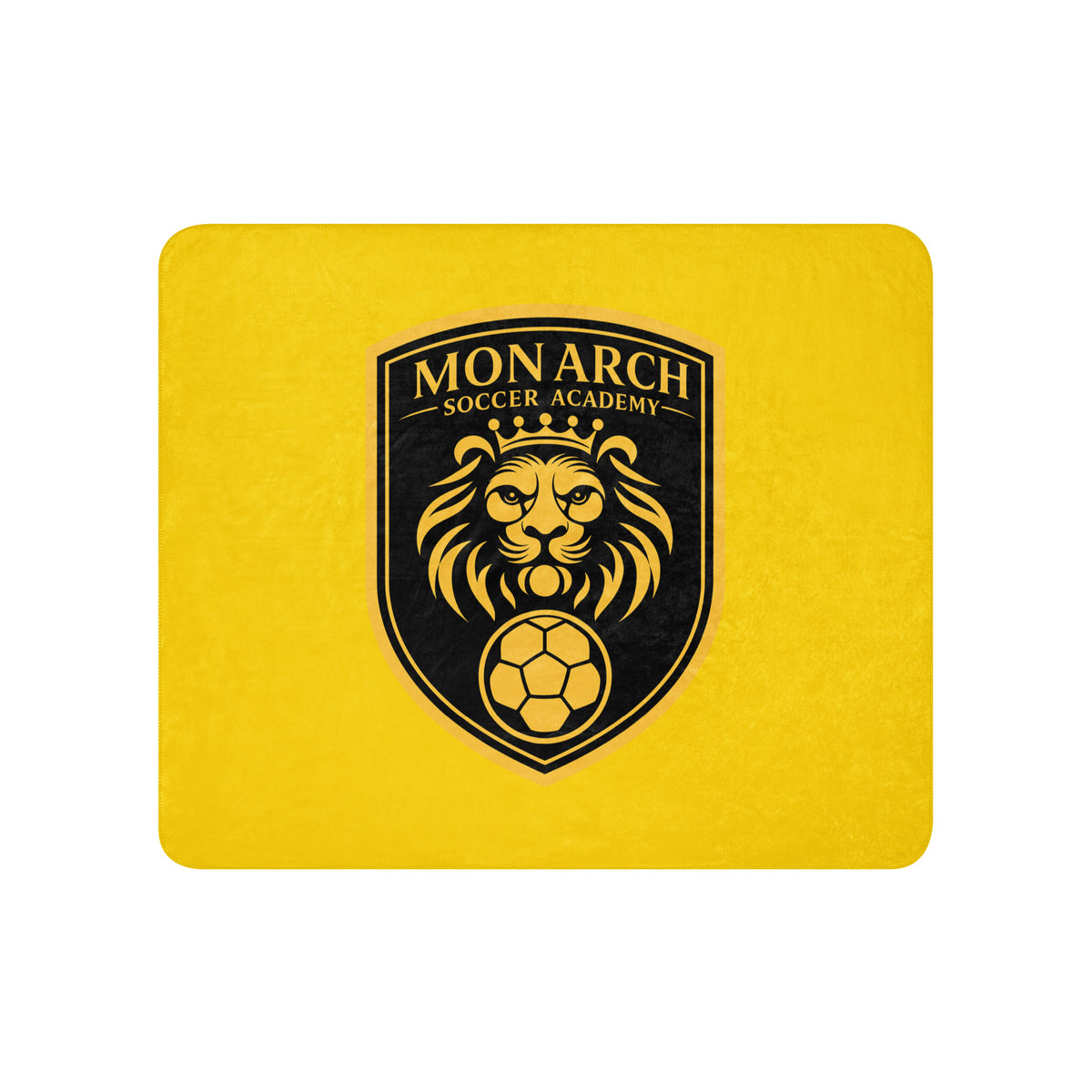 Sherpa Blanket | Monarch Soccer Academy | Shield Logo