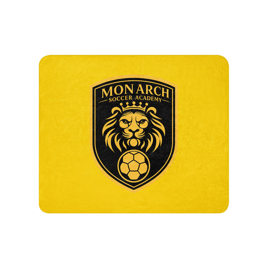 Sherpa Blanket | Monarch Soccer Academy | Shield Logo