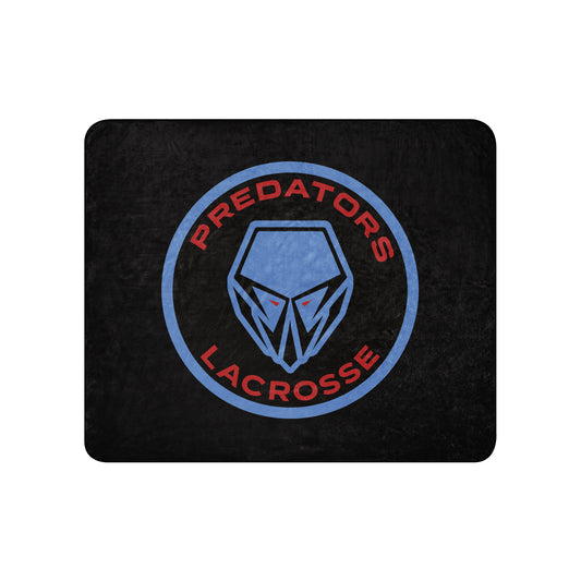 Sherpa Blanket | Predators Lacrosse | Badge Logo