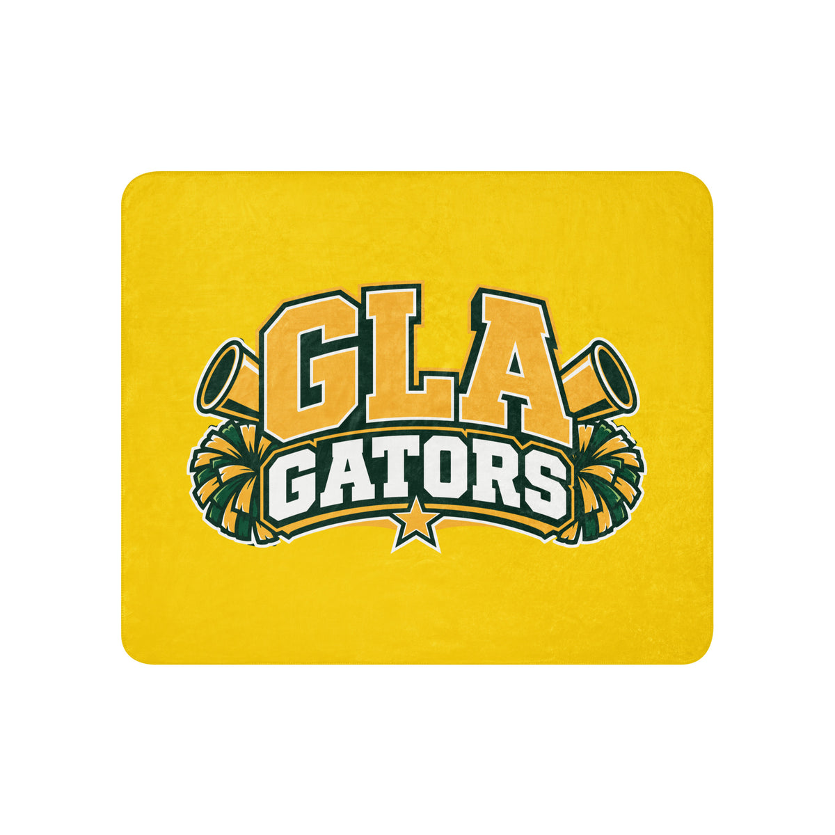 Sherpa Blanket | GLA Gators Cheer Team | Crest Logo