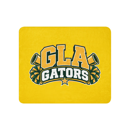 Sherpa Blanket | GLA Gators Cheer Team | Crest Logo