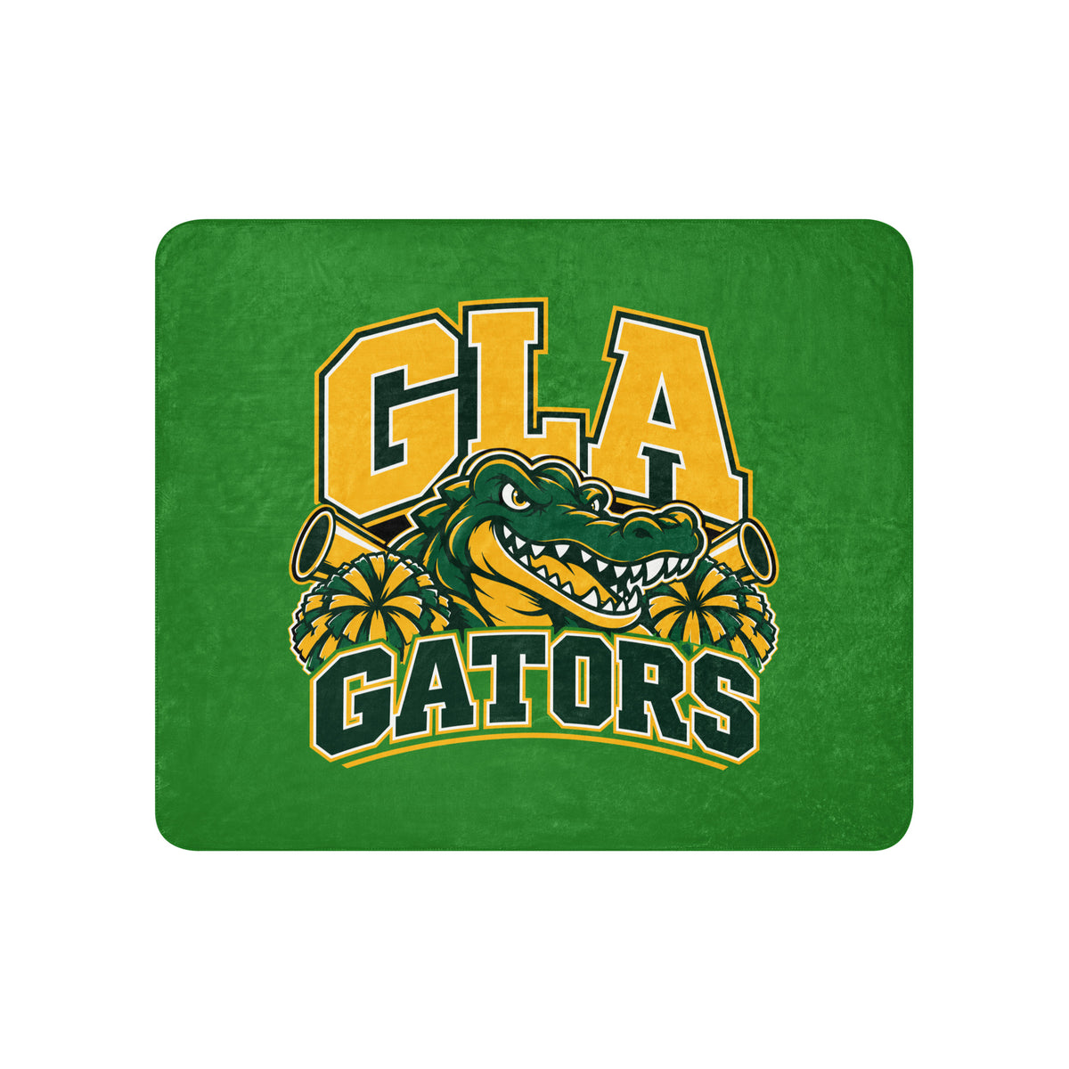 Sherpa Blanket | GLA Gators Cheer Team | Emblem Logo