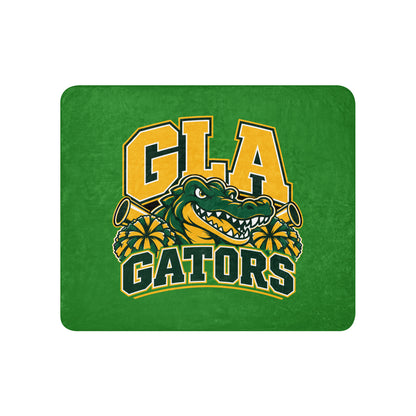 Sherpa Blanket | GLA Gators Cheer Team | Emblem Logo