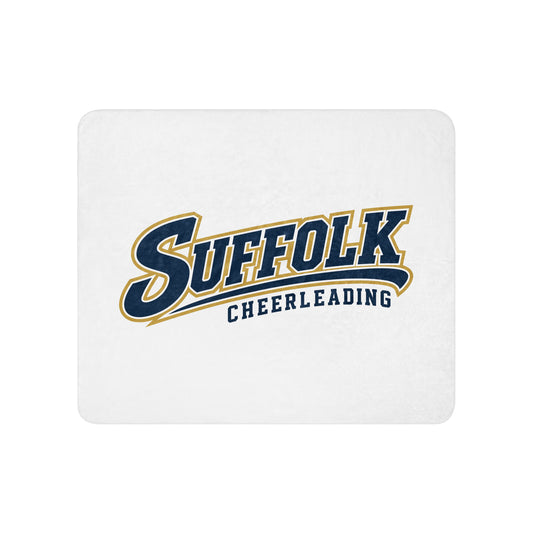 Sherpa Blanket | Suffolk University Cheerleading | Athletics Logo