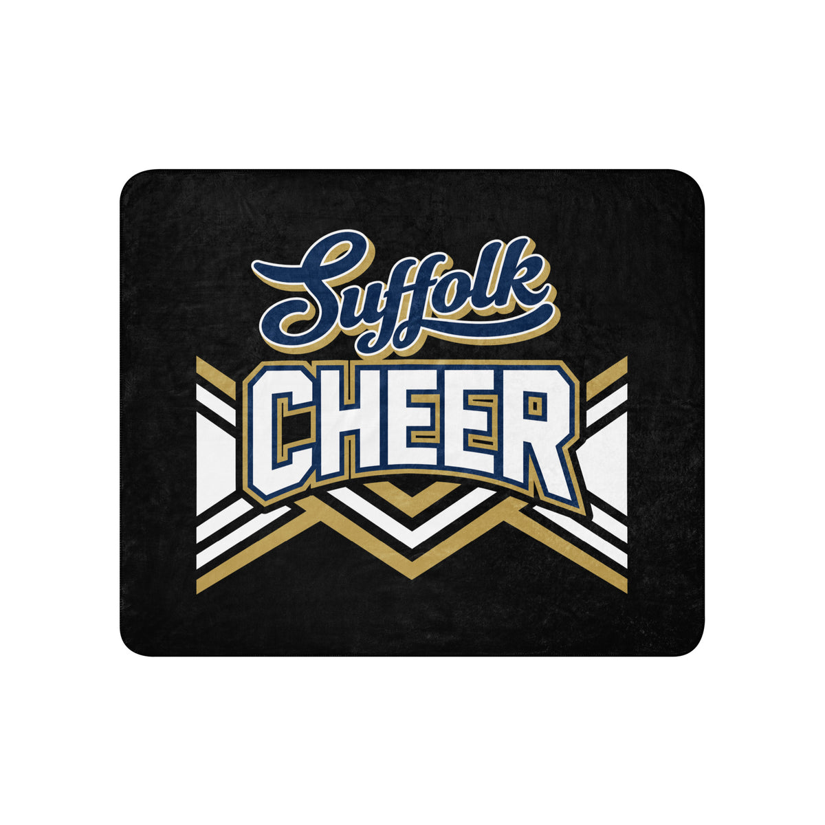 Sherpa Blanket | Suffolk University Cheerleading | Vanguard Logo