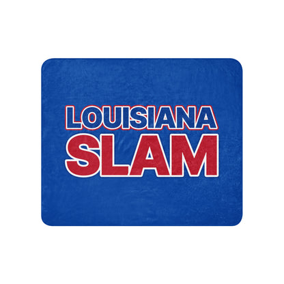 Sherpa Blanket | Louisiana Slam Baseball | Lettermark  Alt Logo