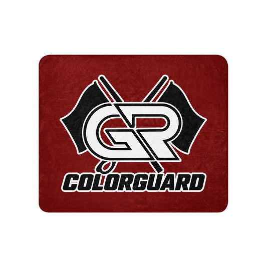 Sherpa Blanket | George Ranch High School Colorguard | Crest Logo