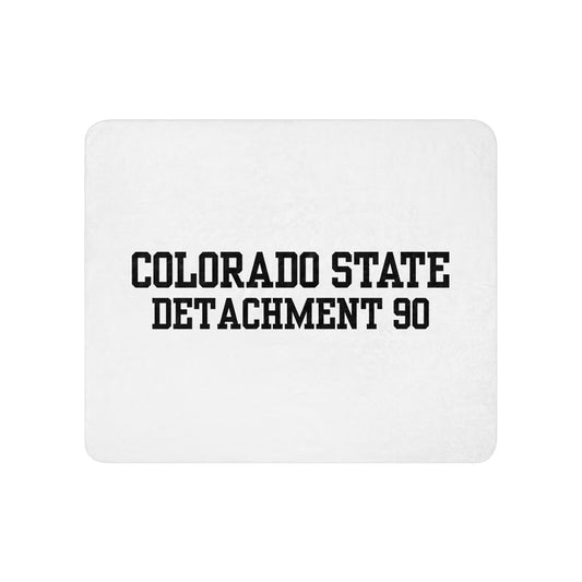 Sherpa Blanket | Colorado State Detachment 90 | Modern Script Logo