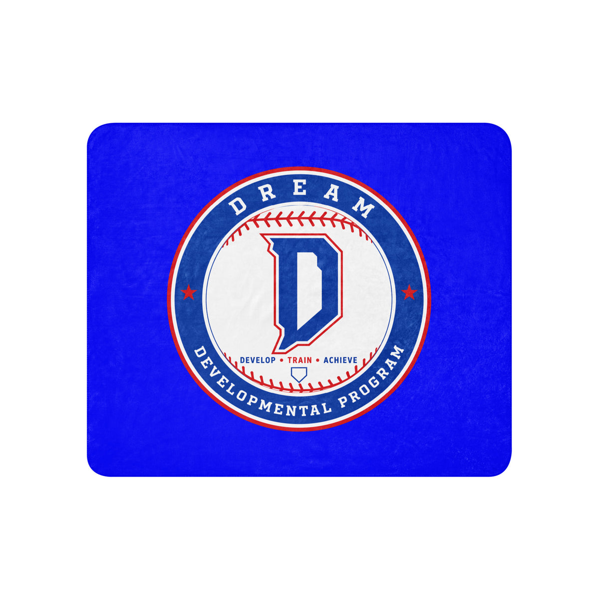 Sherpa Blanket | Dream Developmental Program | Badge Logo